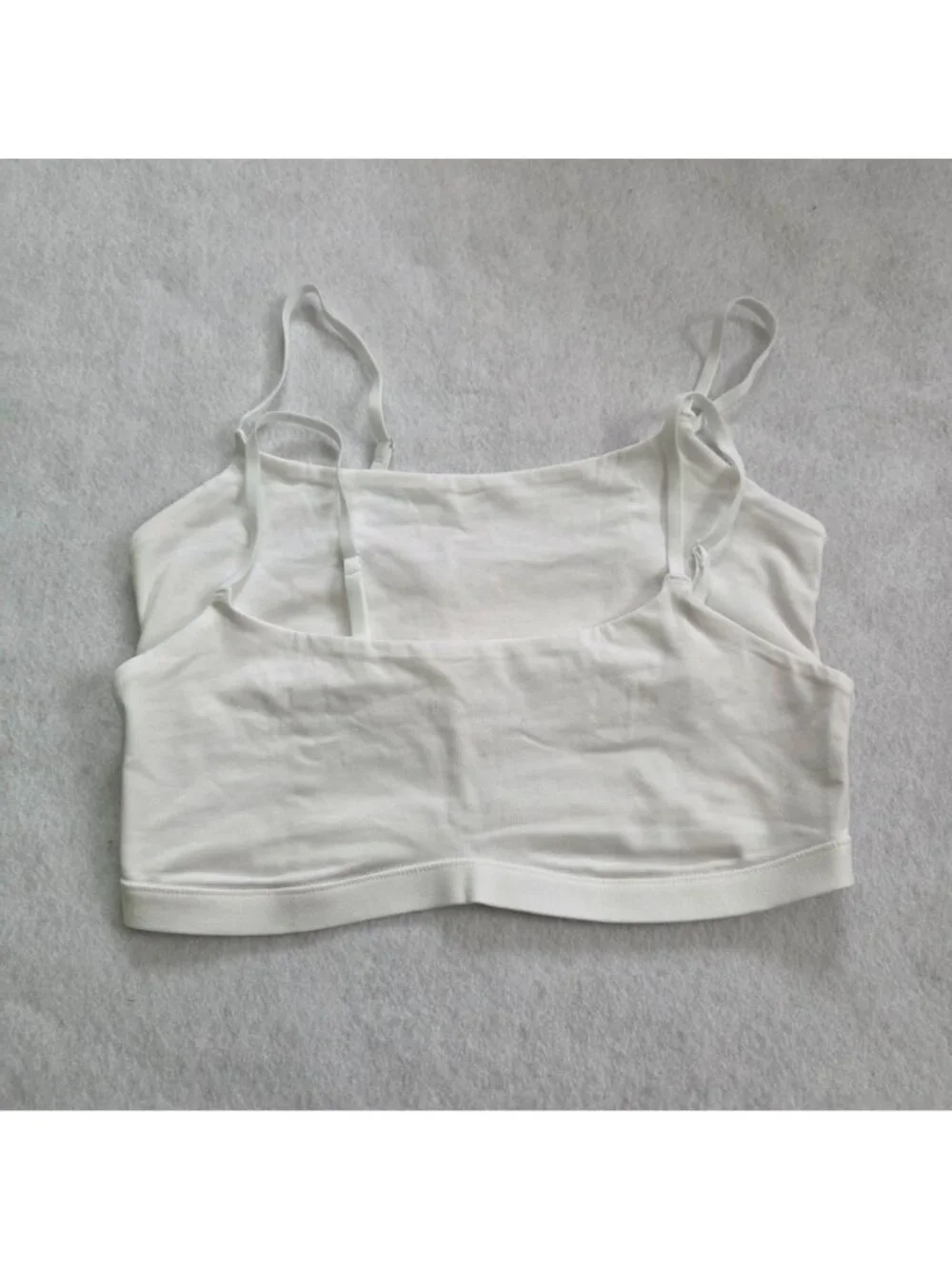 Quince Organic Cotton Scoop Bralette (2-pack) Size M